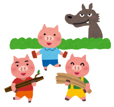 日本で買 3匹の子豚 アンティーク/コレクション