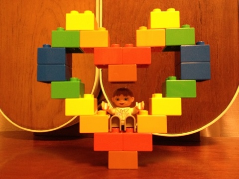 レゴのアイデア　ハート